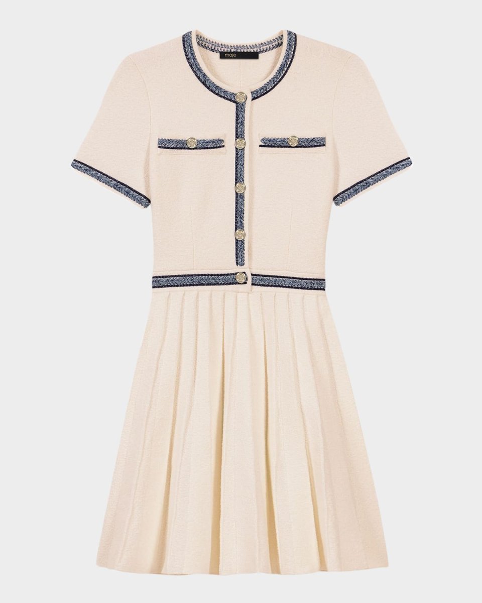 Rirsalinette Pleated Mini Dress
